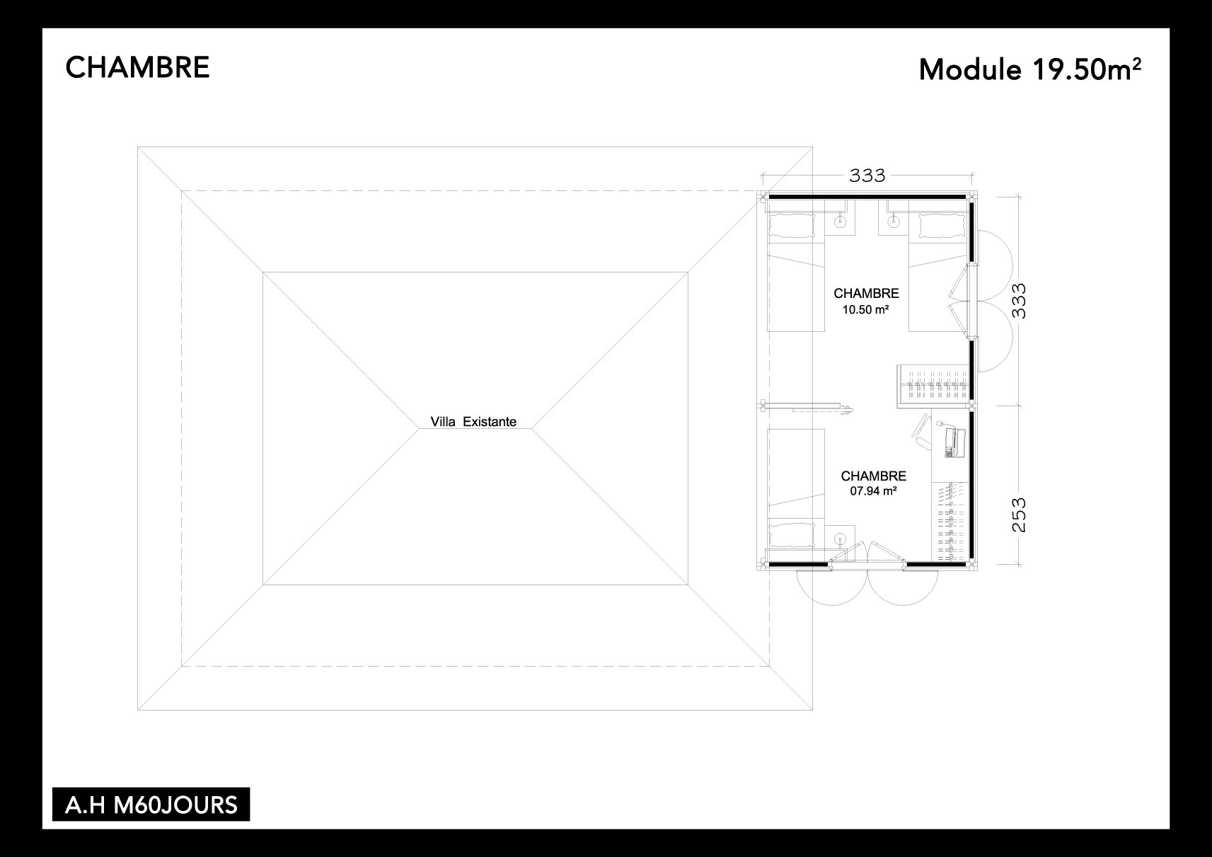 module chambre 19m50