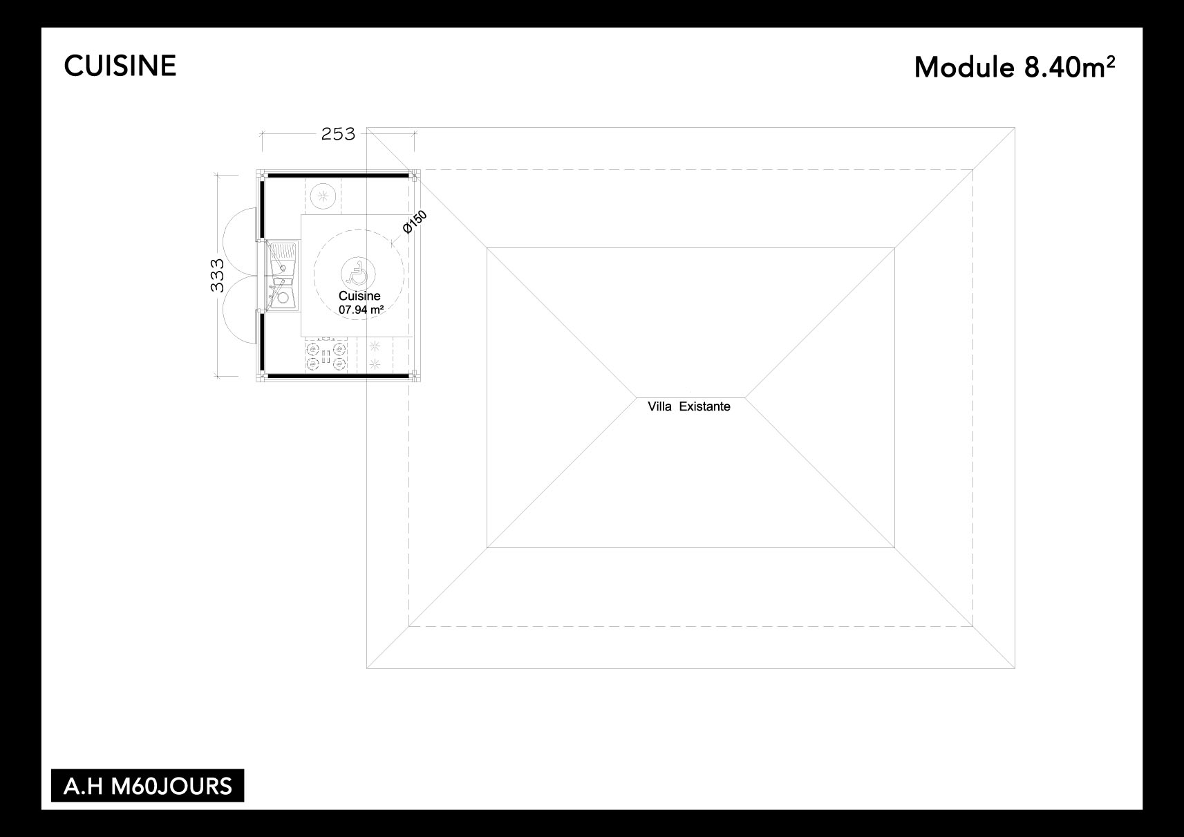 module cuisine 8m40